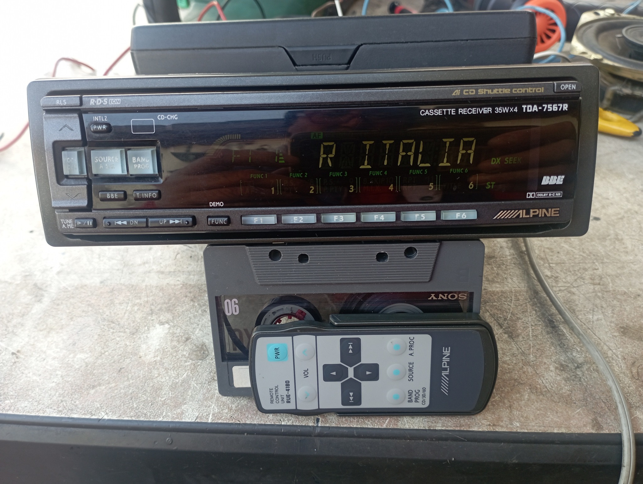 ALPINE TDA-7550J ヘッドユニット ALPINE TDA-7550J ヘッドユニット ALPINE TDA-7550J ヘッドユニット