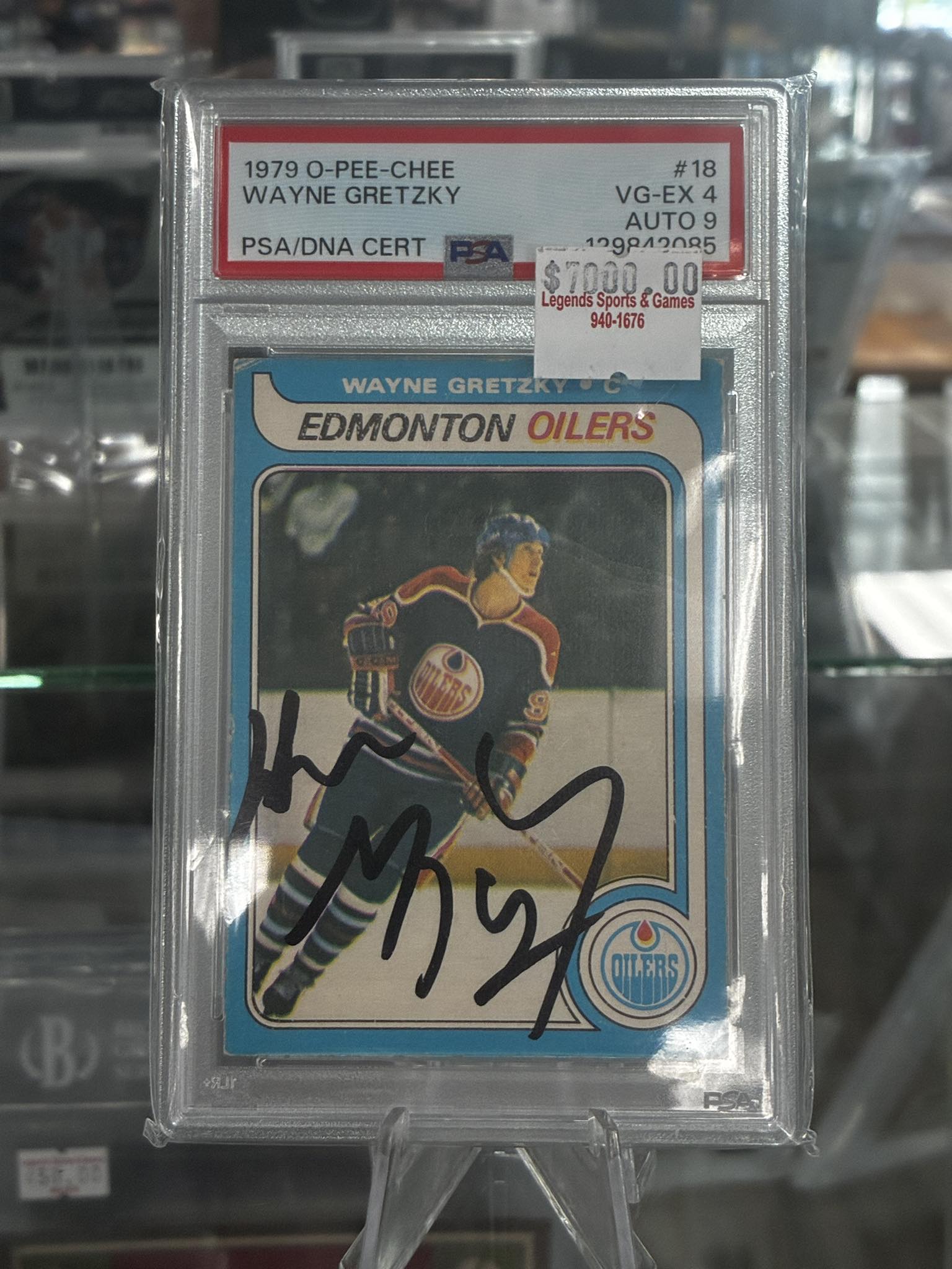 wayne gretzky graded rookie card $3 Million Hockey Wall Art  SportsCardsEDGE 1979 Wayne Gretzky rookie card