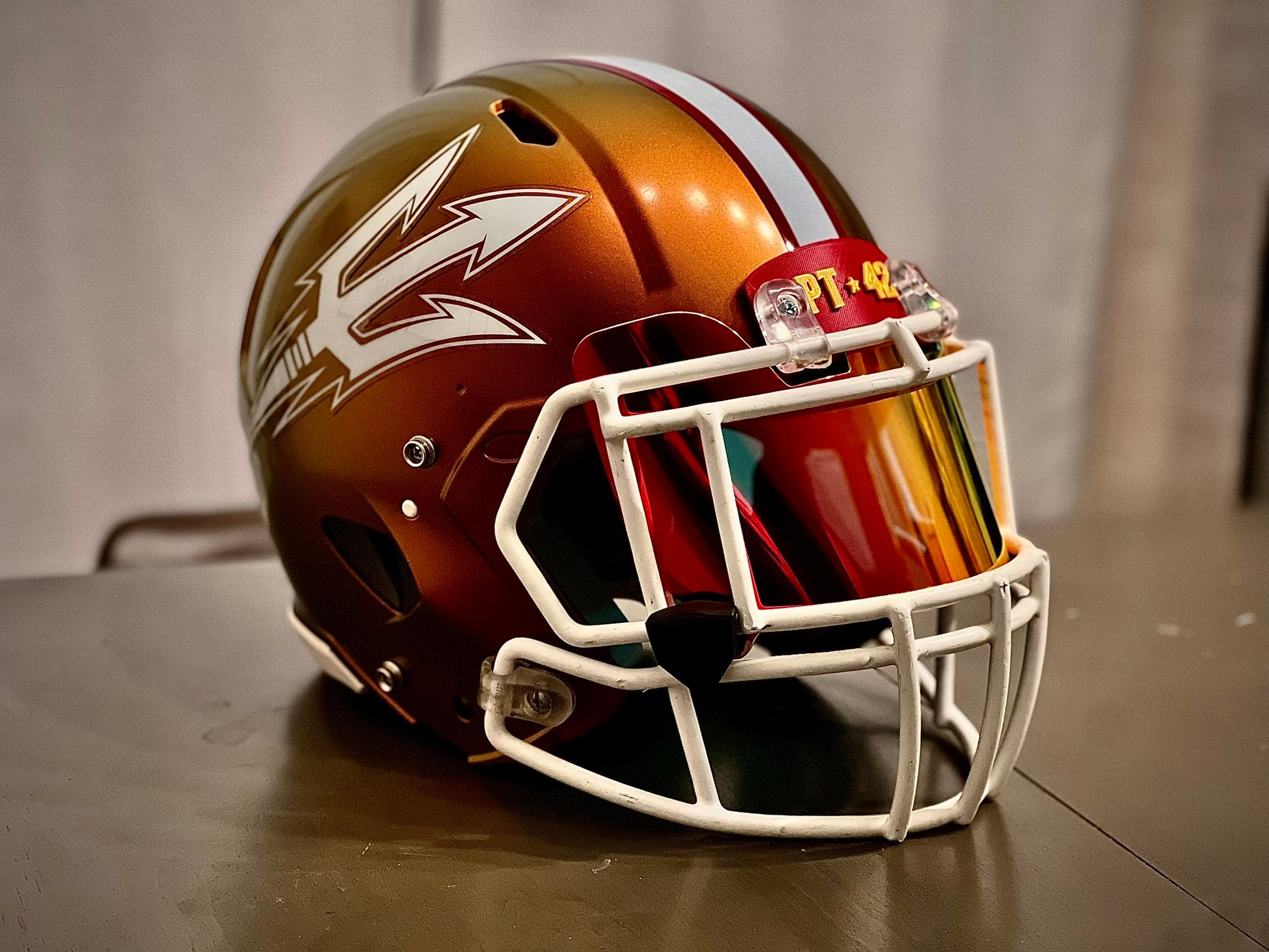 Arizona State Sun Devils Full Size Football Helmet Decals (Sparky) 20
