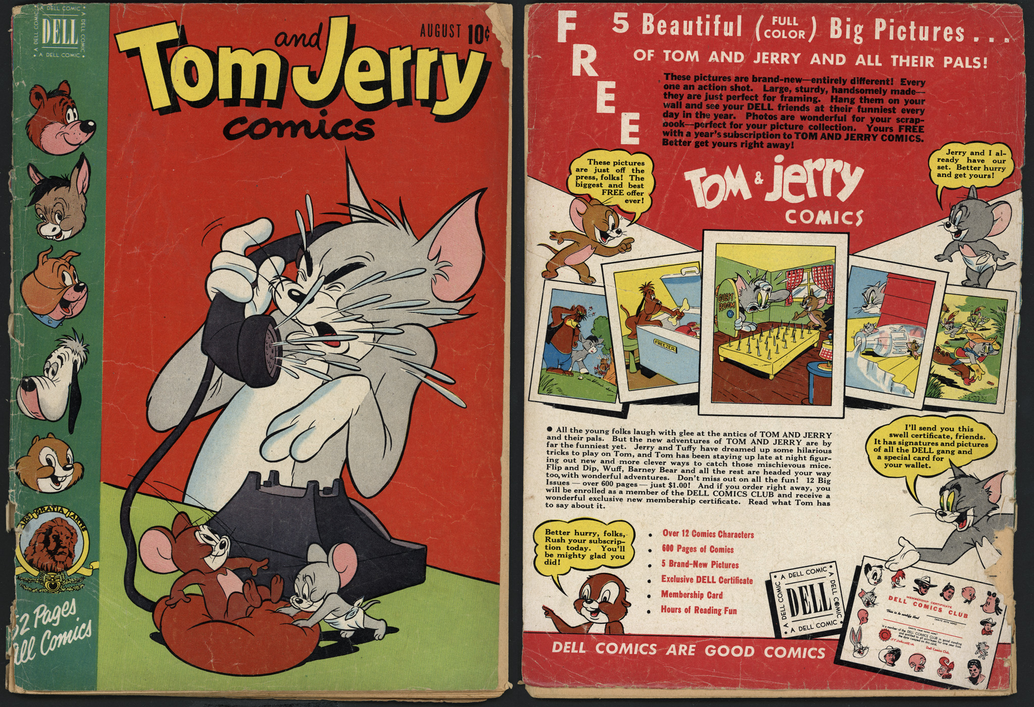 Vintage Tom and Jerry comic book review