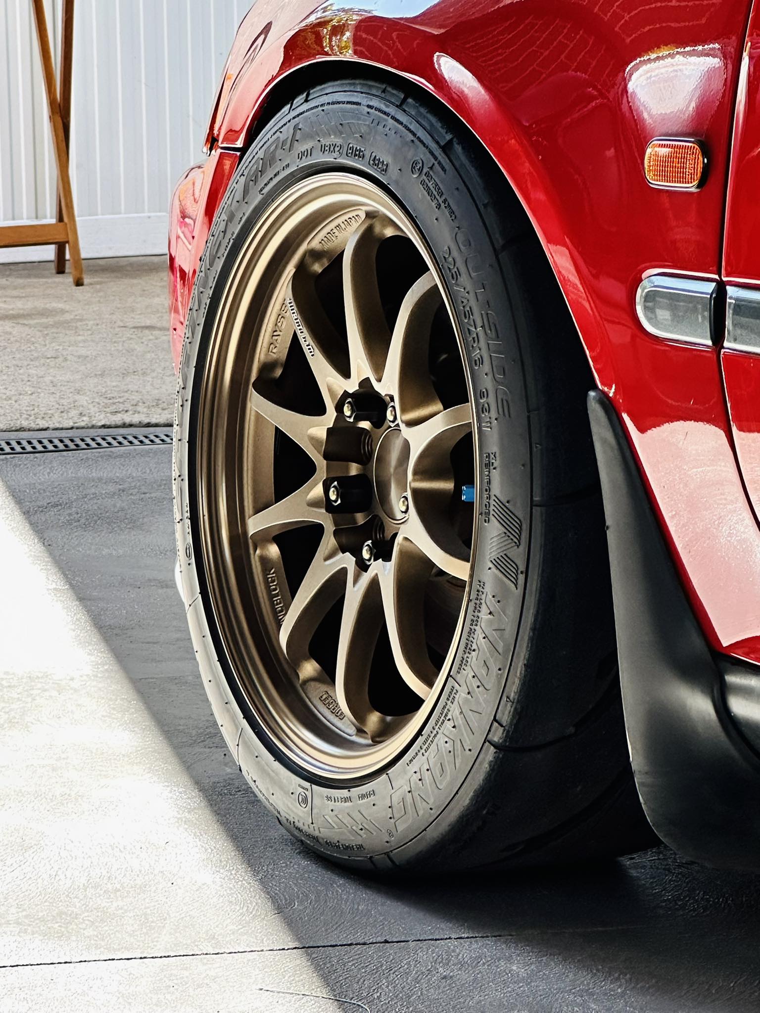 HONDA STREAM Wheel — RAYS VOLK RACING CE28N 16” Bronze Tire