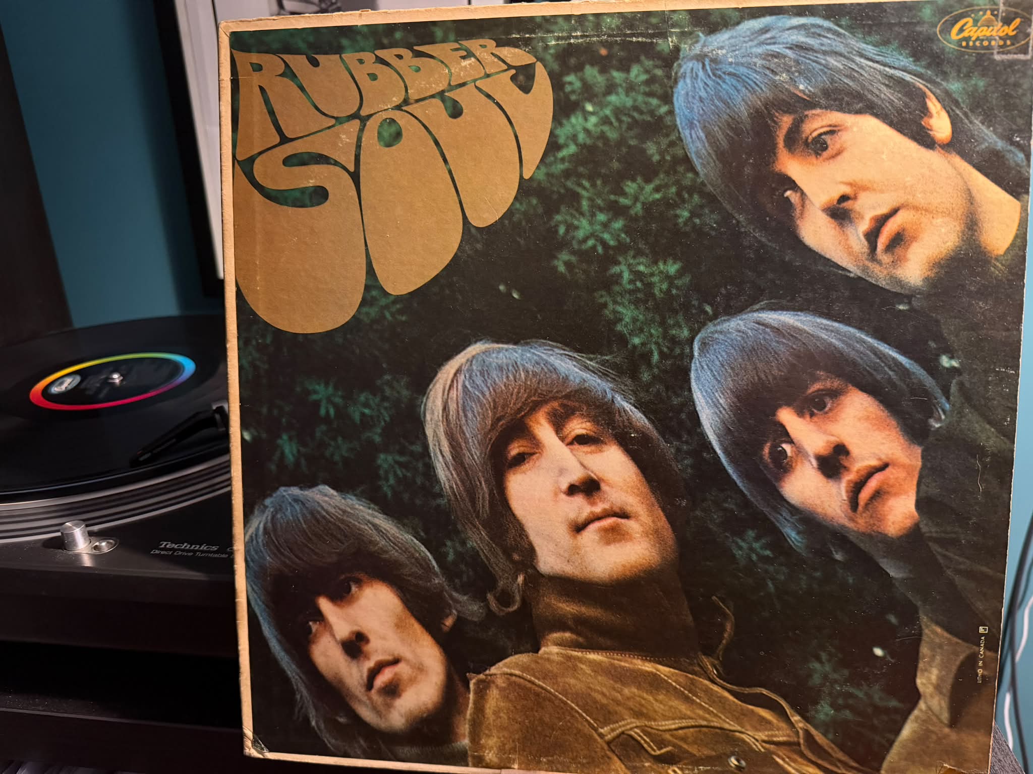 The Beatles Rubber Soul (1965) Magnificent LP. This is Canadian