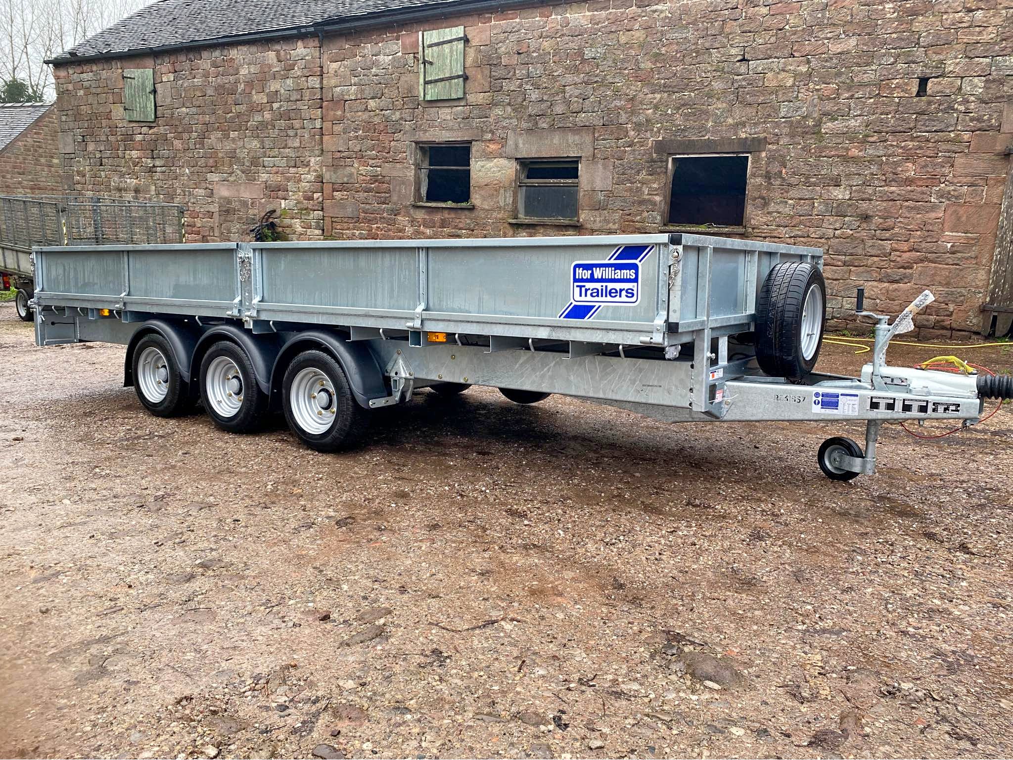 2026 Ifor Williams LM166 flat bed with drop sides - Trailers - Leek ...