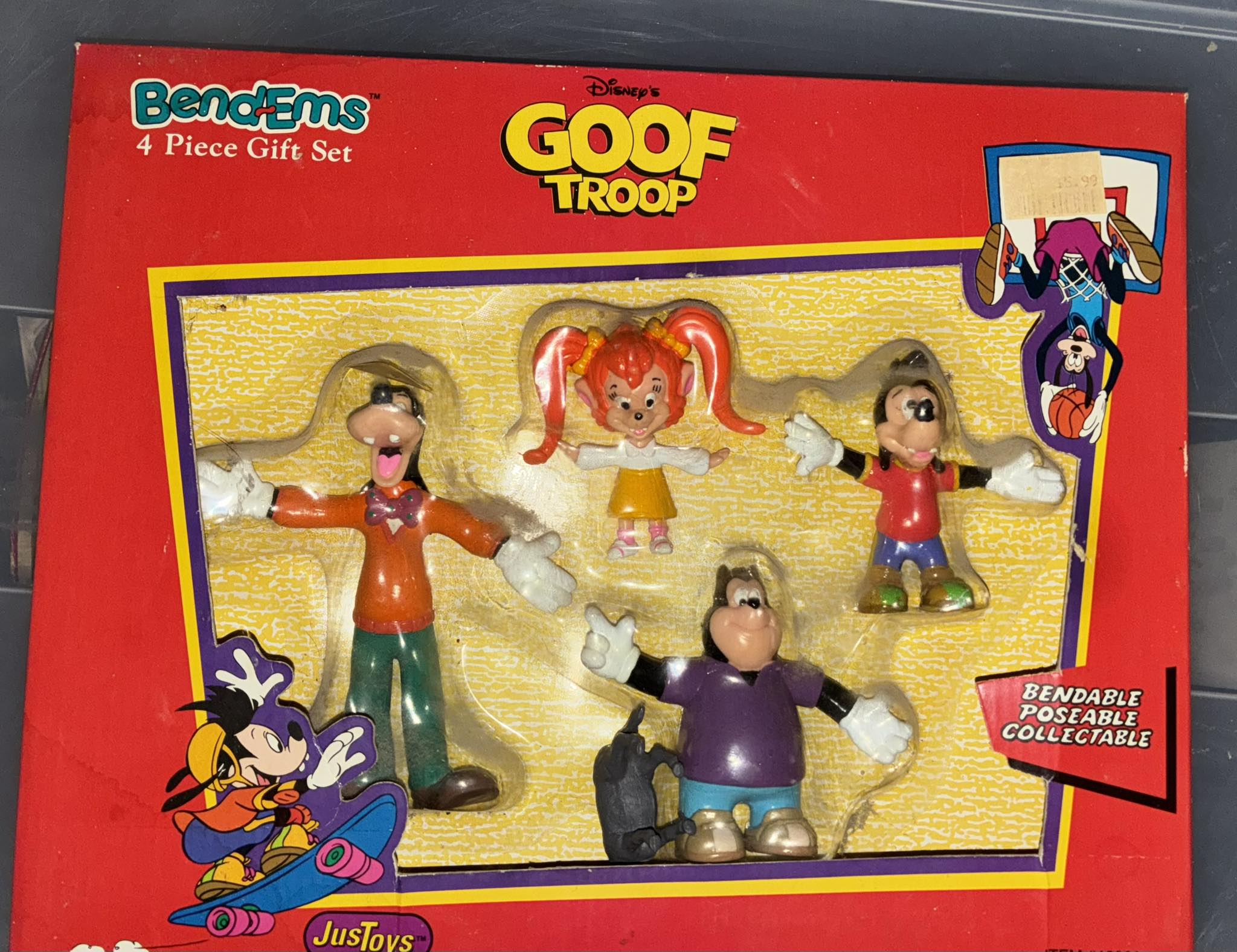 Vintage Disney Goof Troop Bend Em