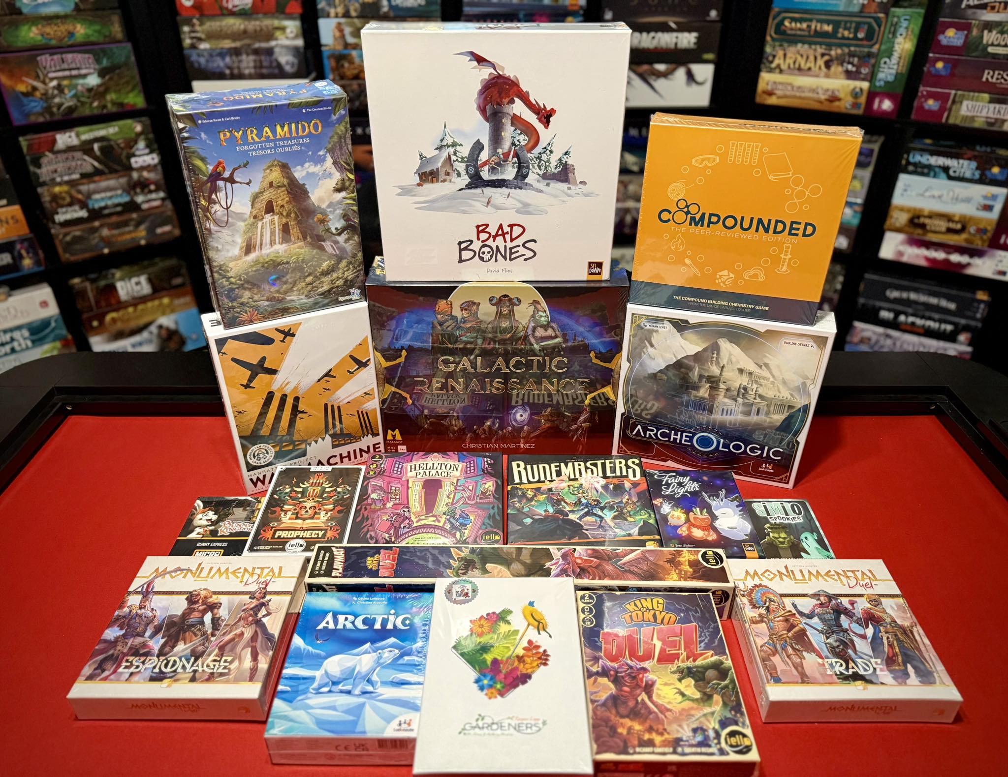 The massive Greater Than Games Warehouse Sale continues. There are 