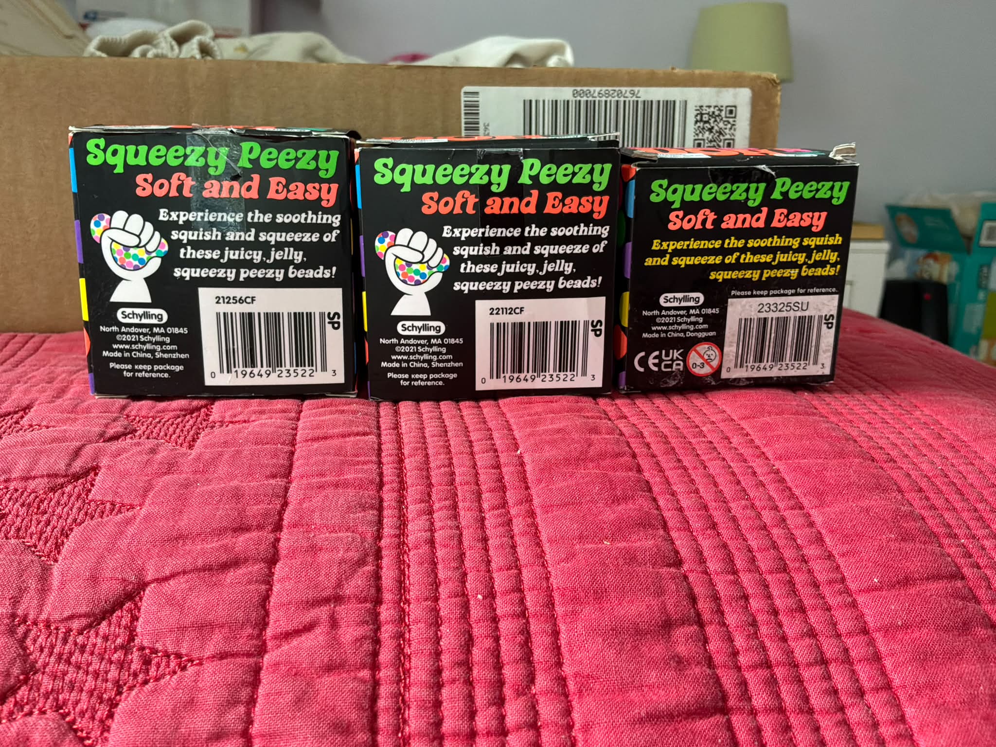 Squeezy Peezy versions and differences
