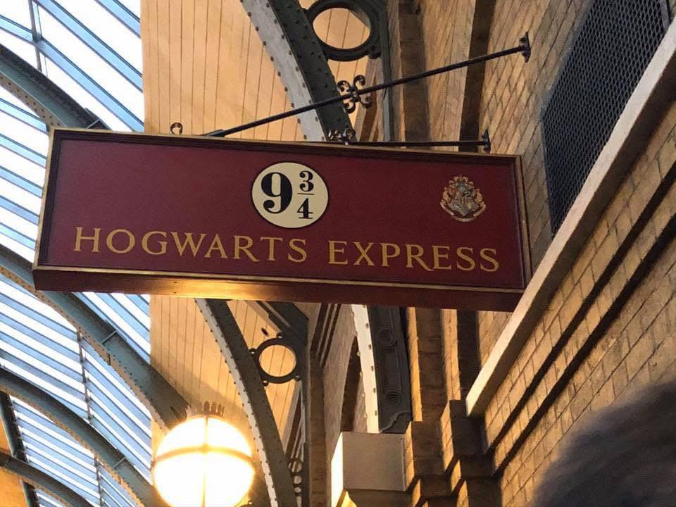 Wizard Ticket Train Platform 9 3/4 London Party Bag Invite Gift Sheet - Harry Potter Inspired