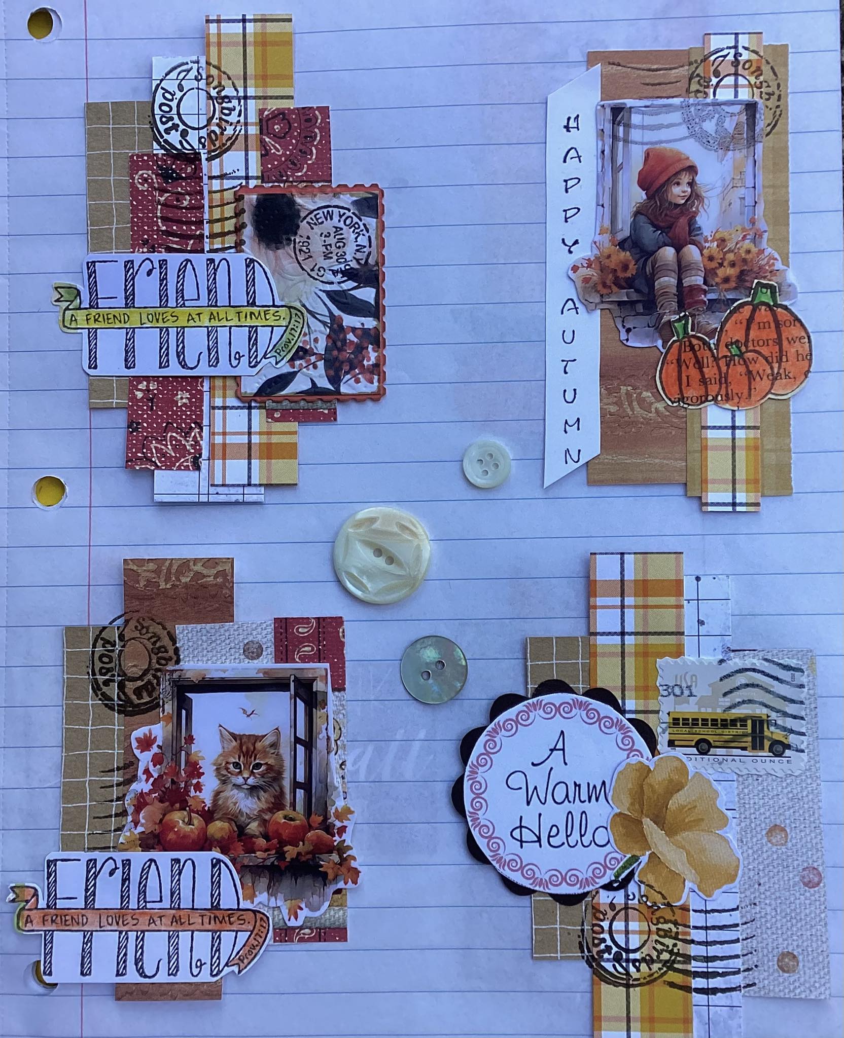 Fabulous Fall Junk Journal #fallcrafting #fallcrafts #falljournal 