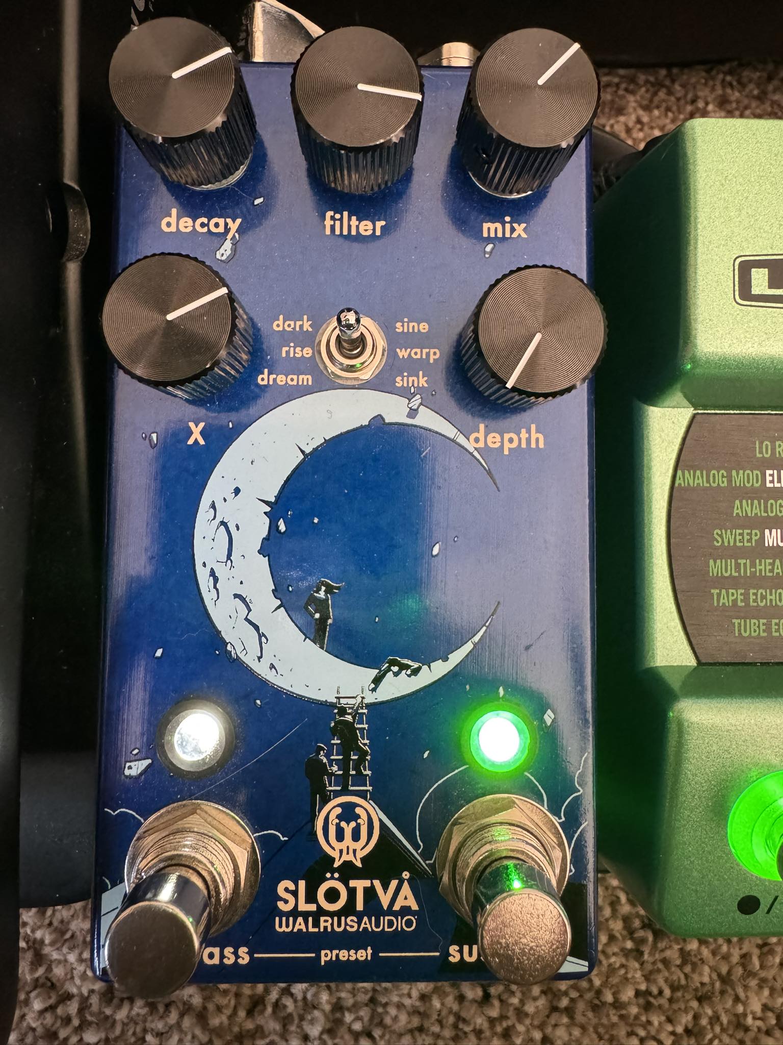 Walrus SLO pedal rise mode troubleshooting