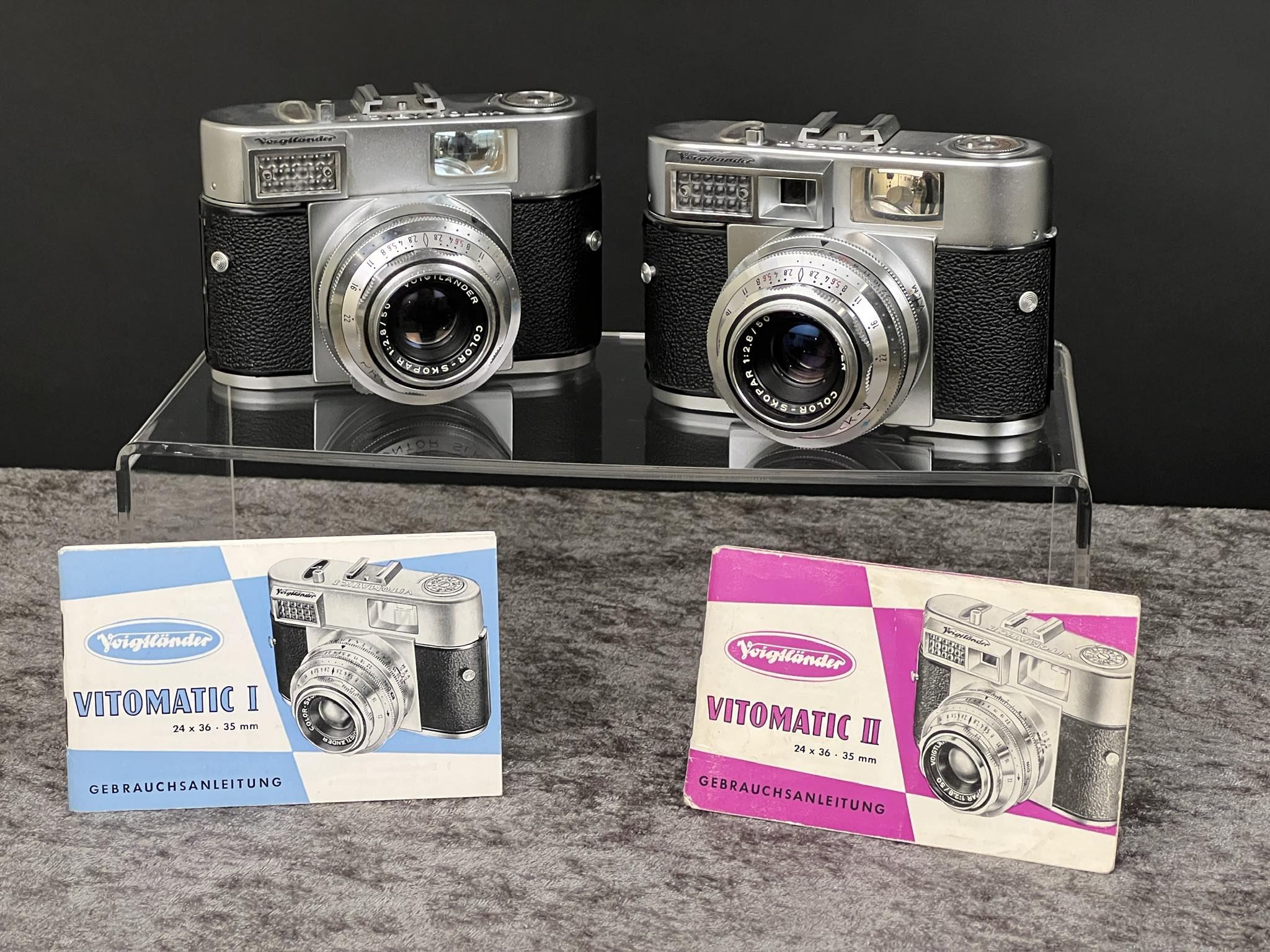 Nice couple of Voigtlaender: Vitomatic IIIb and IIICS