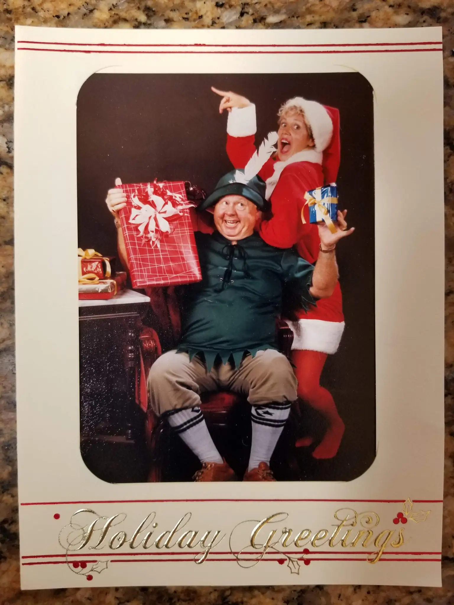 A Christmas card from Mickey Rooney ጉቀት Noliday Greeling ም Do
