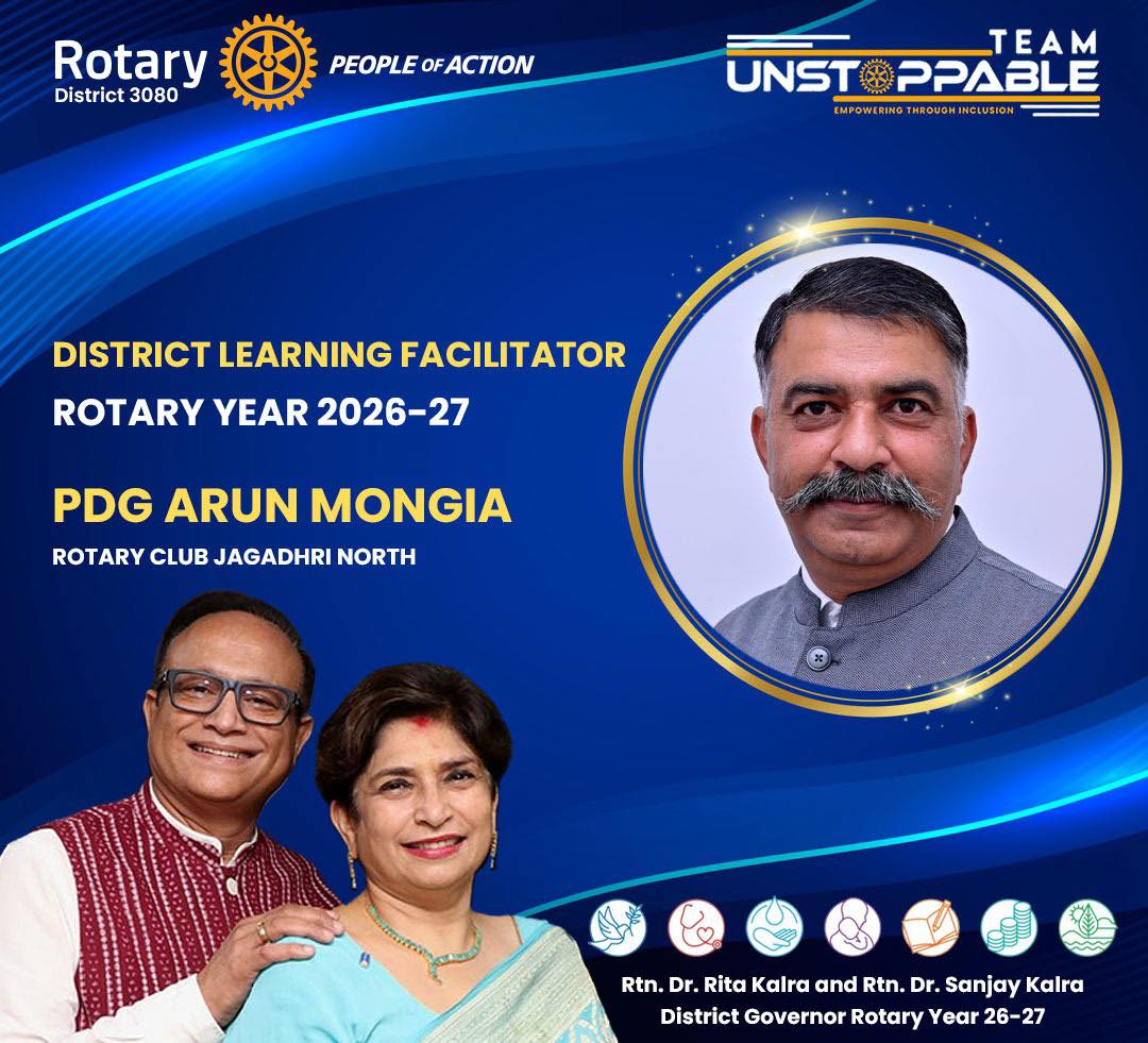 Team Unstoppables | Rotary District 3080 | RY 2026–27