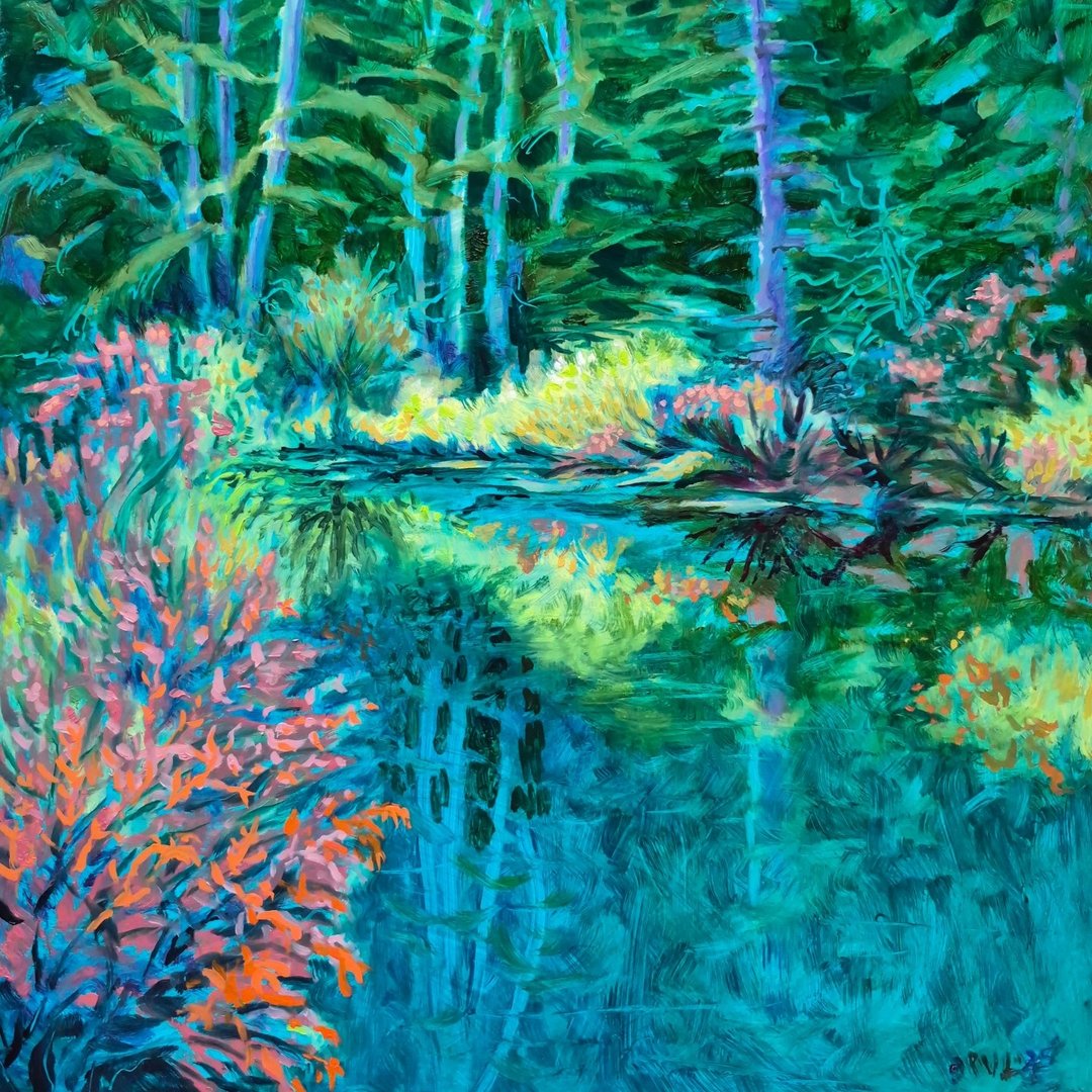 Shotpouch Creek in oil on 12x12 Ampersand panel. Recommendations? | Pam ...