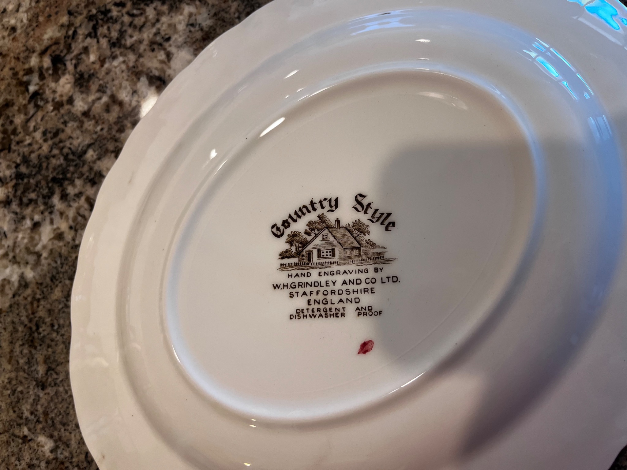 This country style platter by W. H. Grindley and Co from 