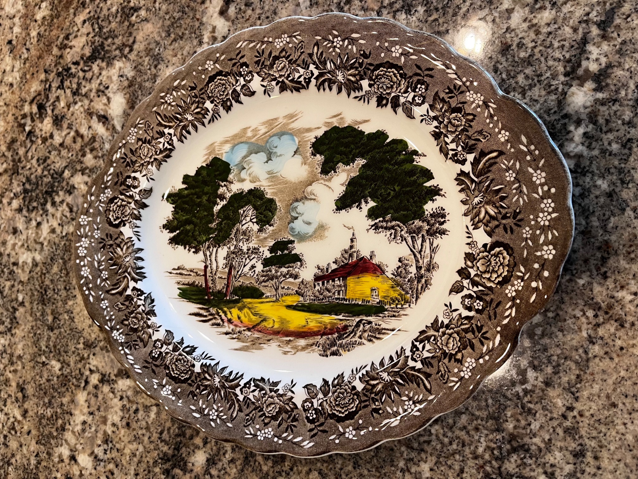 This country style platter by W. H. Grindley and Co from 