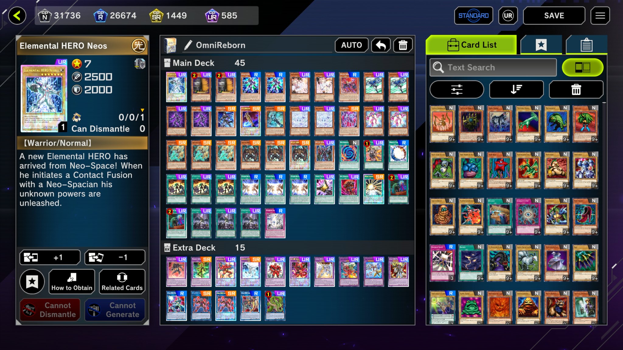 yu gi oh duel links elemental hero neos deck Complete Custom for Yu-Gi-Oh! GX Ultimate Rare Attack How To Play A Neos