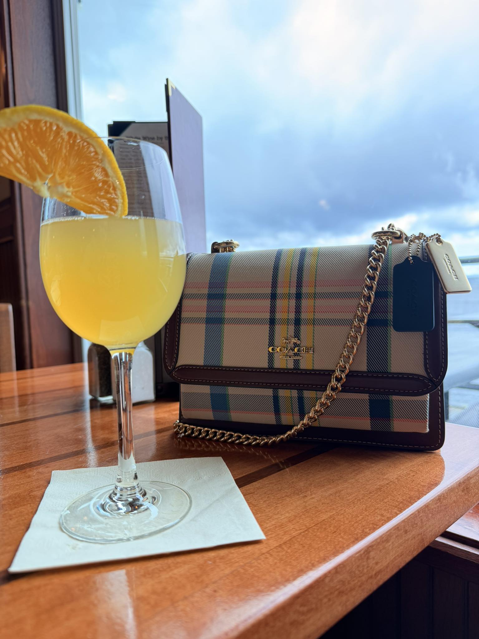 Coach Klare plaid purse for spring