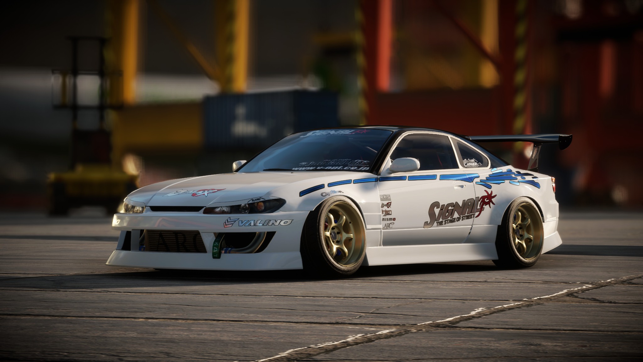 S15 body kit installed on DSD1 for track use