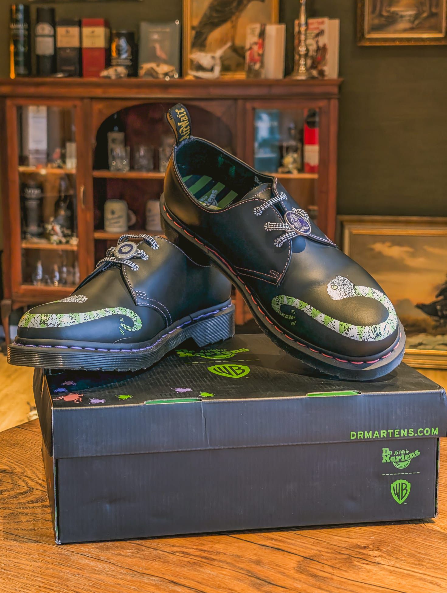 Dr. Martens beetlejuice collection shoes