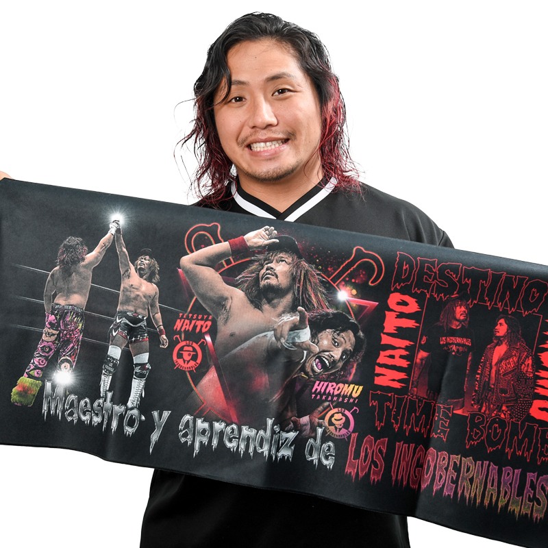 KYOKI 高橋ヒロム　Hiromu タオル　フットカバー　WWE Tetsuya Naito x Hiromu Takahashi Face Towel [Pre-Order] 🛒 Pre
