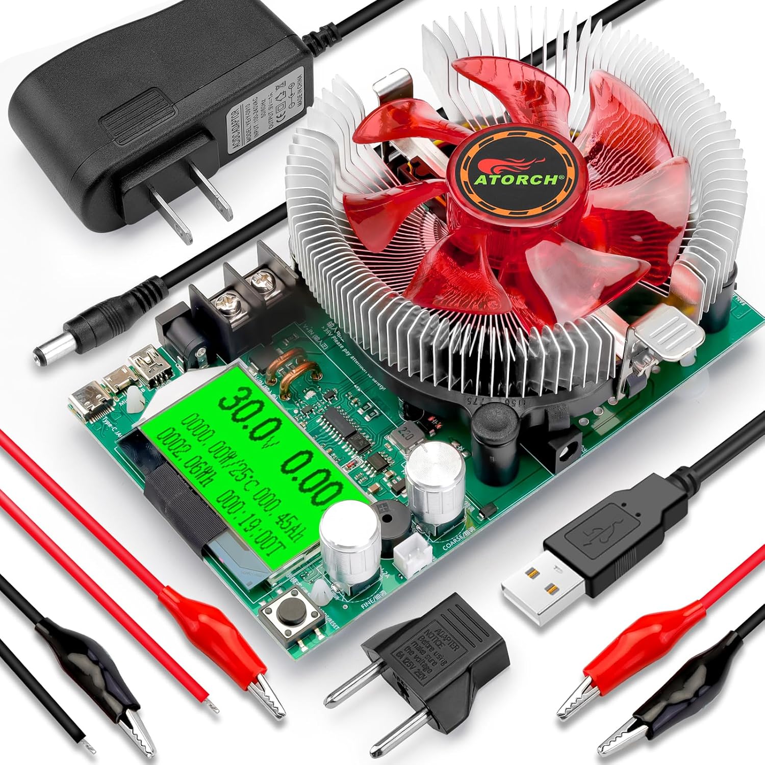 Module De Charge électronique DC 0-10A, 12V, 100W - Testeur De Capacité De Batterie - Neuf
