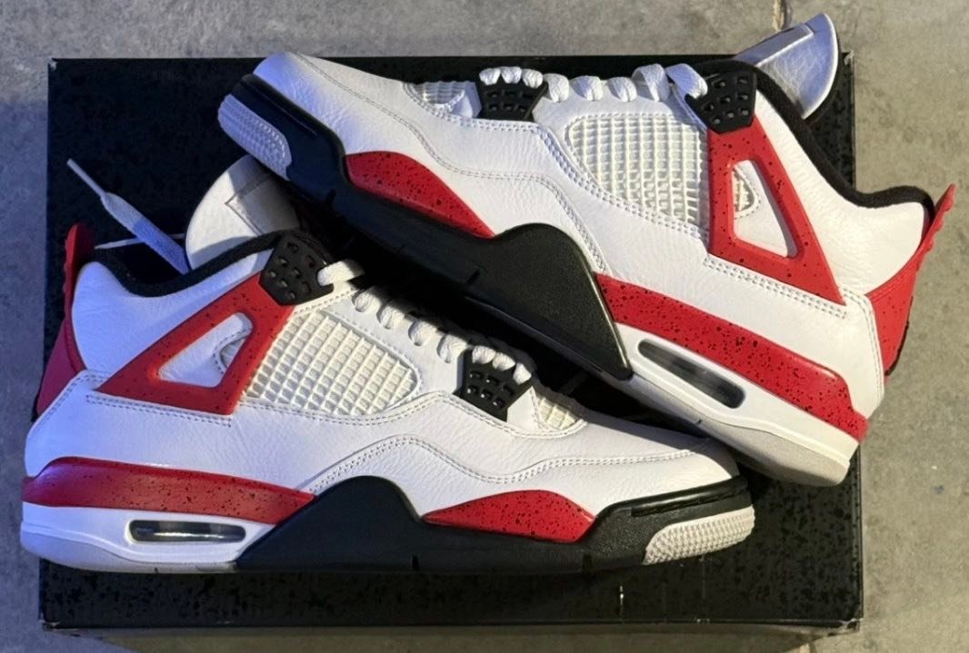 N I K E JORDAN POINT LANE WHITE FIREBERRY ORIGINAL 💯💯 Size 45