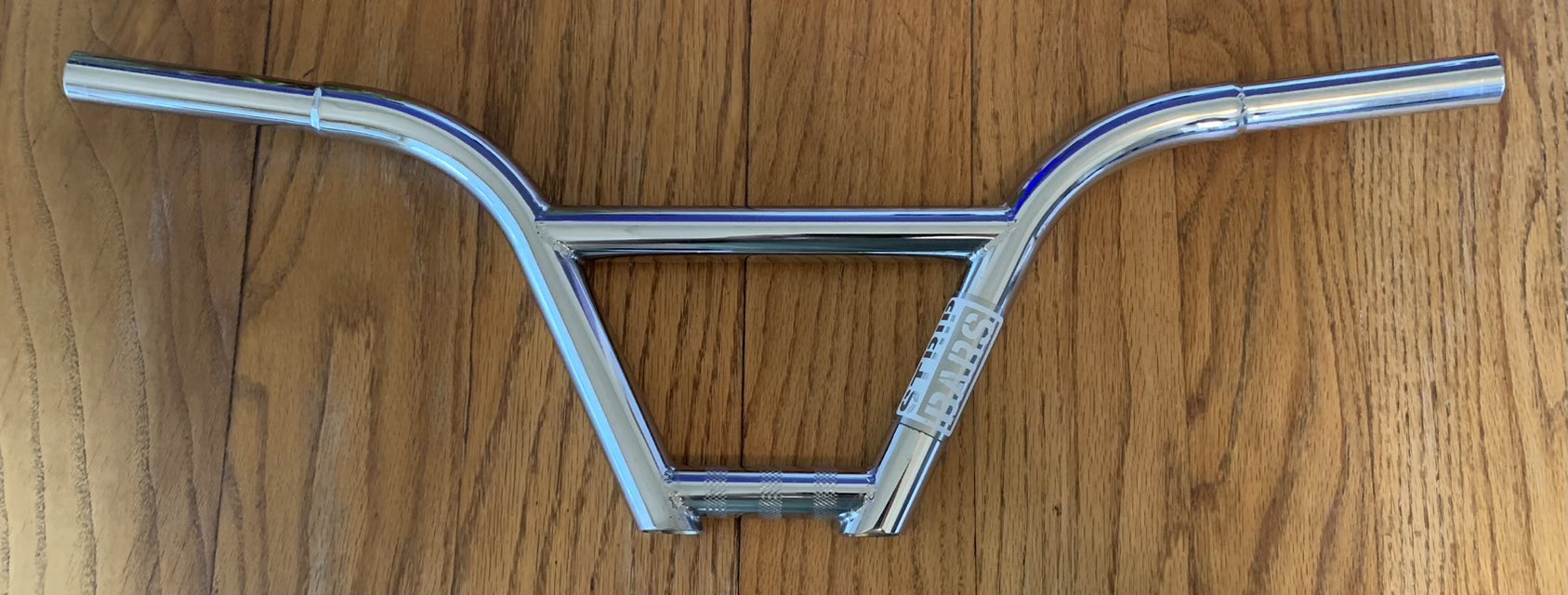 Standard two piece strip bars in chrome for sale