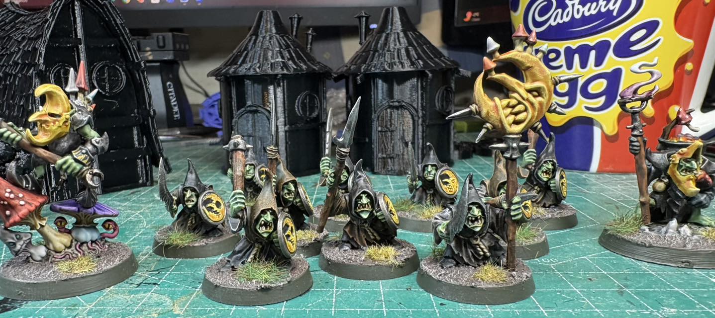 Lot De 2 Big Stabbas (P-007R4) Pour Warhammer Age Of Sigmar - Armée Orruk Warclans, Occasion