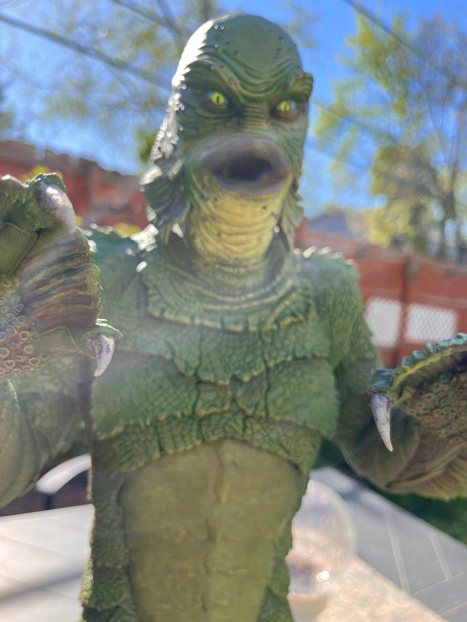 大アマゾンの半魚人』クリス・ウェラス原型 ガレージキット 着色済み完成品