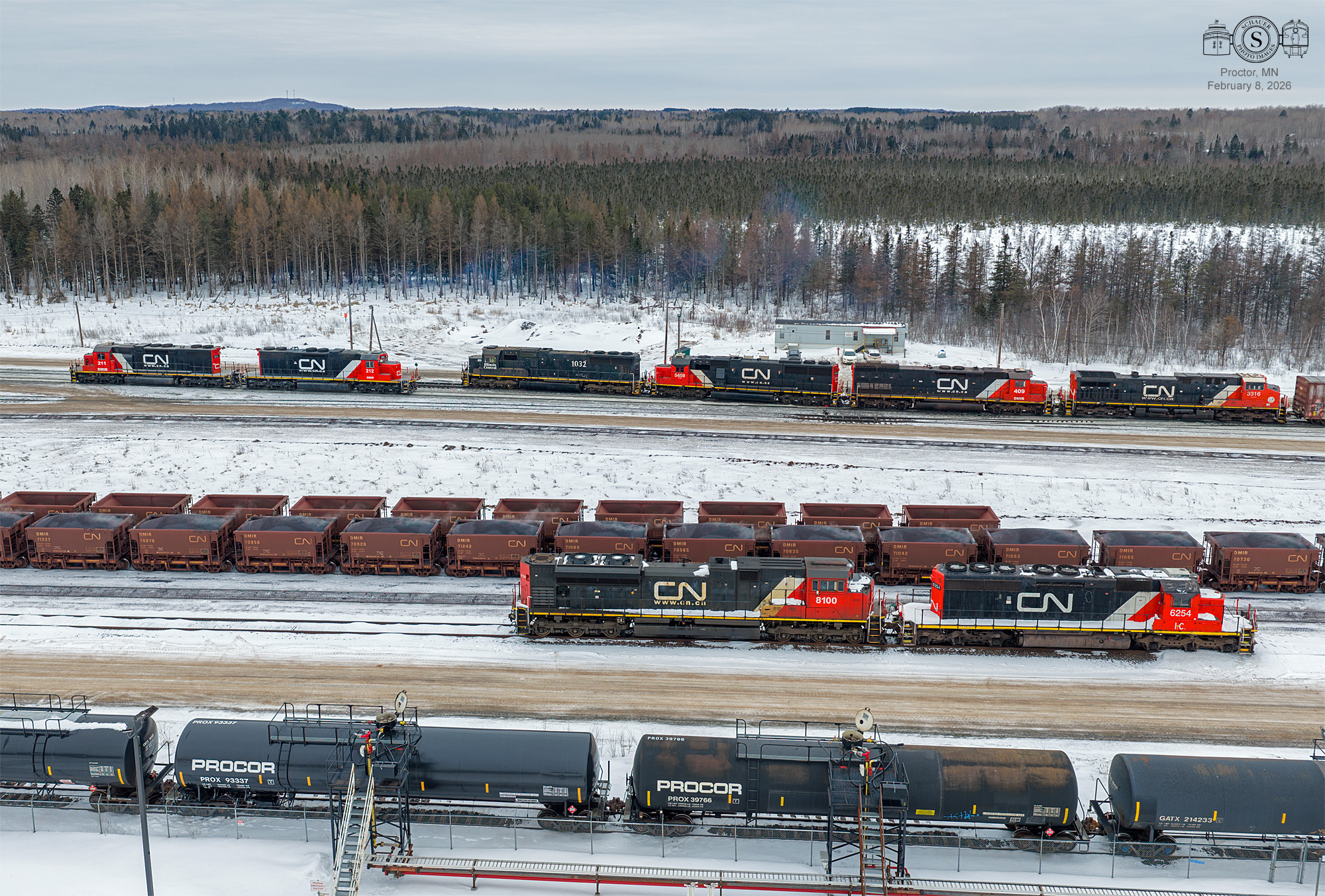Train arrival in Lake Superior region | Proctor, MN