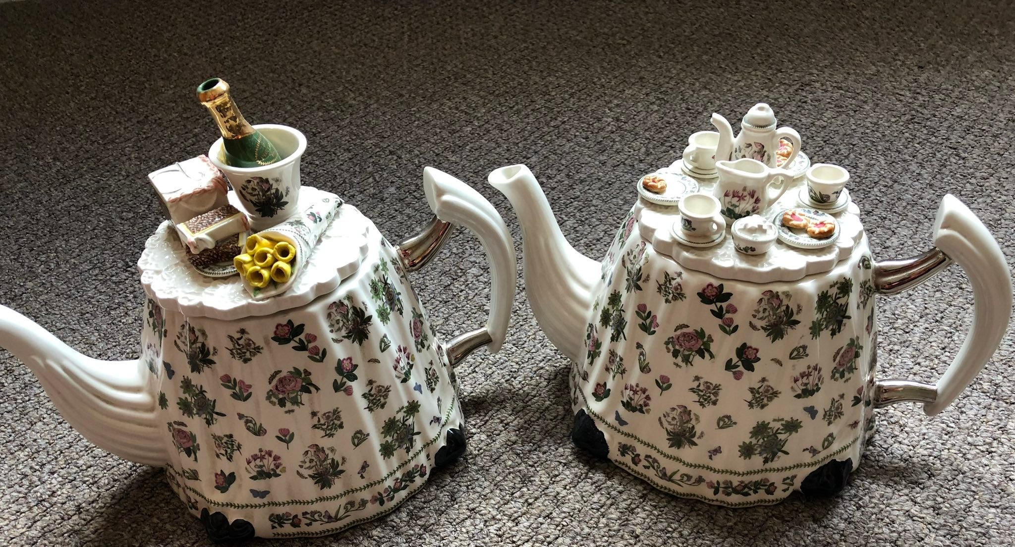 Unique Paul Cardew Teapot Find with Removable Typewriter