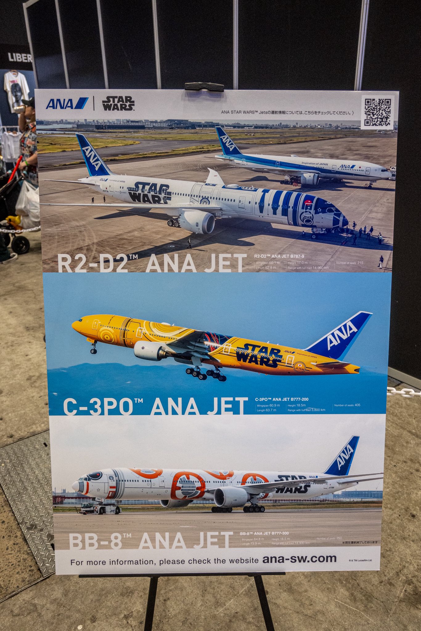 昨年4月に開催された「Star Wars Celebration Japan」のANAブースで