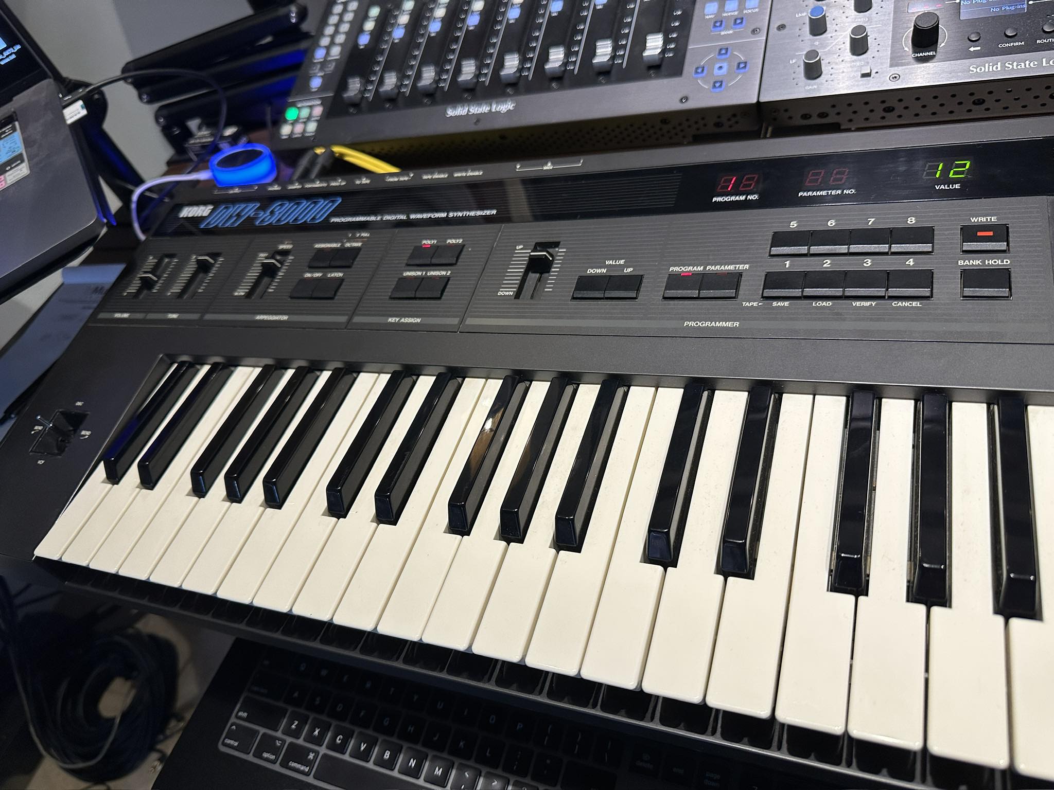 Korg EX-8000 synth still running strong after 40 years
