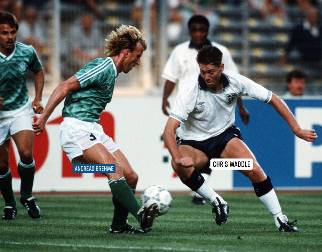 England vs West Germany Italia 90 semi final