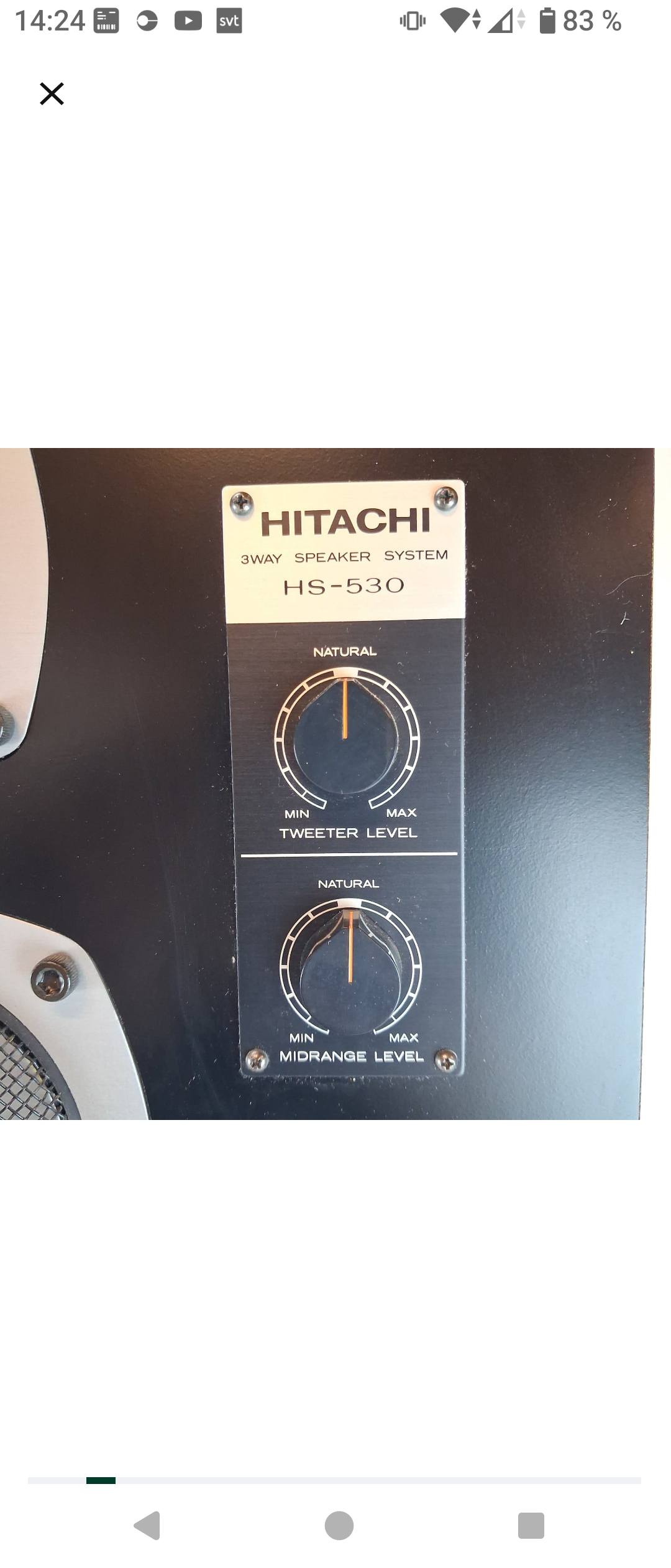 Hitachi HS-530 speaker tweeters rusted, repair options needed