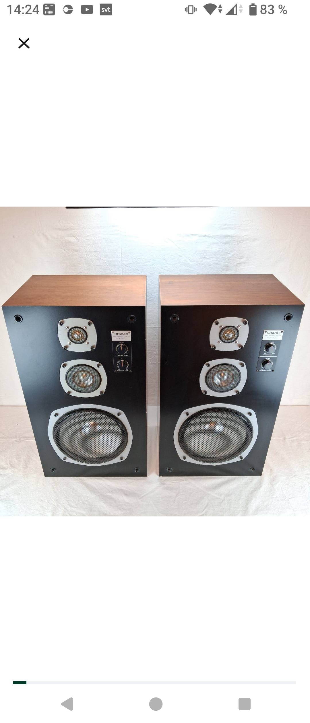 Hitachi HS-530 speaker tweeters rusted, repair options needed