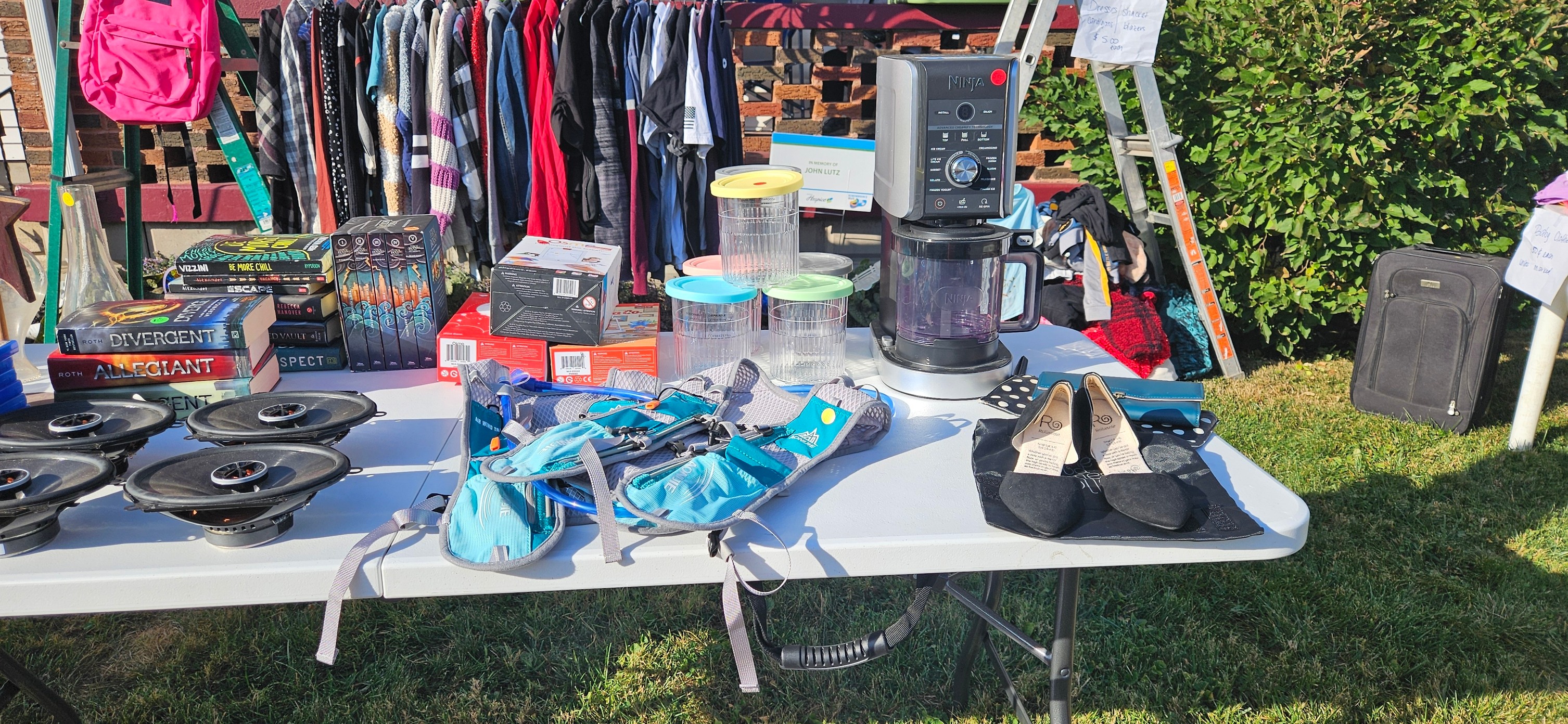 Piqua yard sale with boutique clothing and more