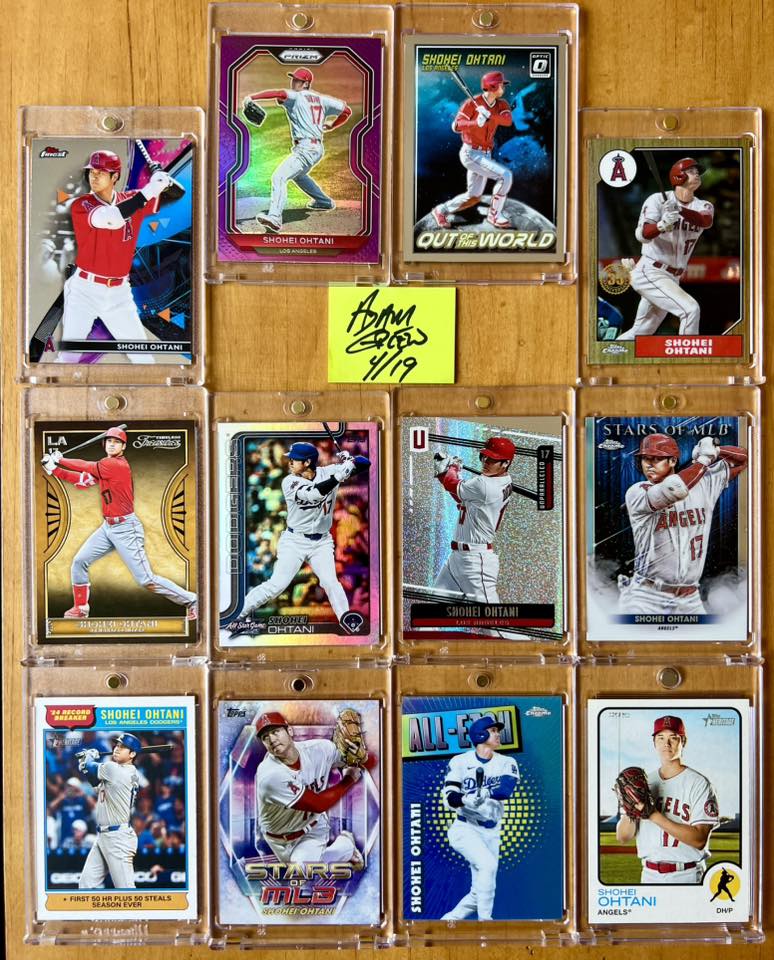 2012 Rookie Phenoms Shohei Ohtani baseball card auction