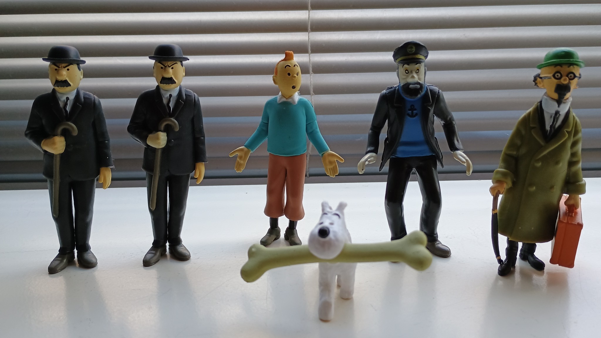 Tintin & Captain Haddock + Detectives (Full Set) - By ToyMan 1/6