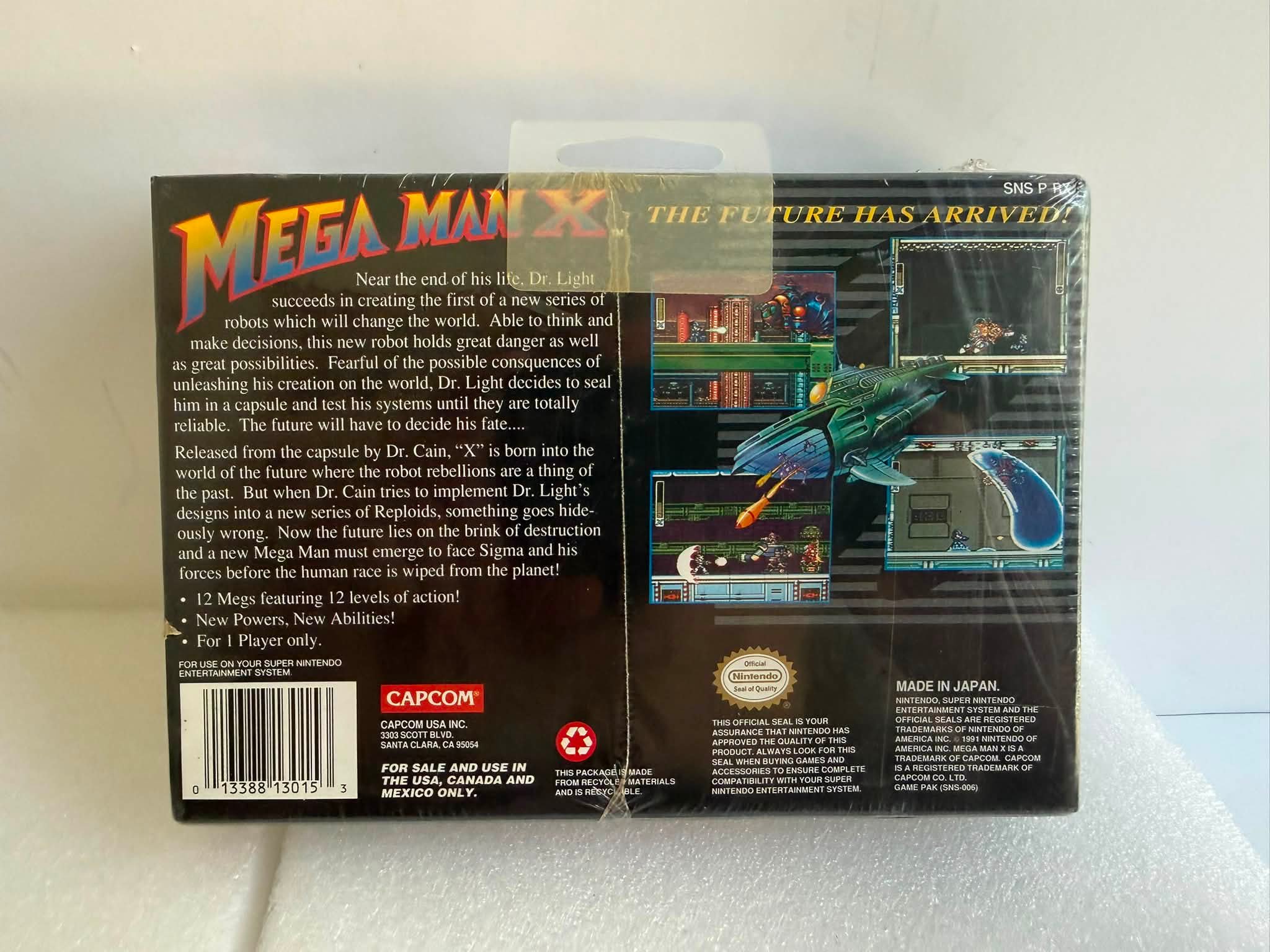 Sealed Mega Man X and Star Fox games for sale