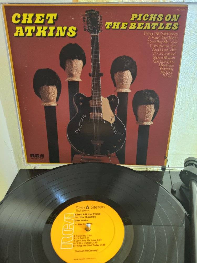 Chet Atkins picks on the Beatles 1966 RCA LP