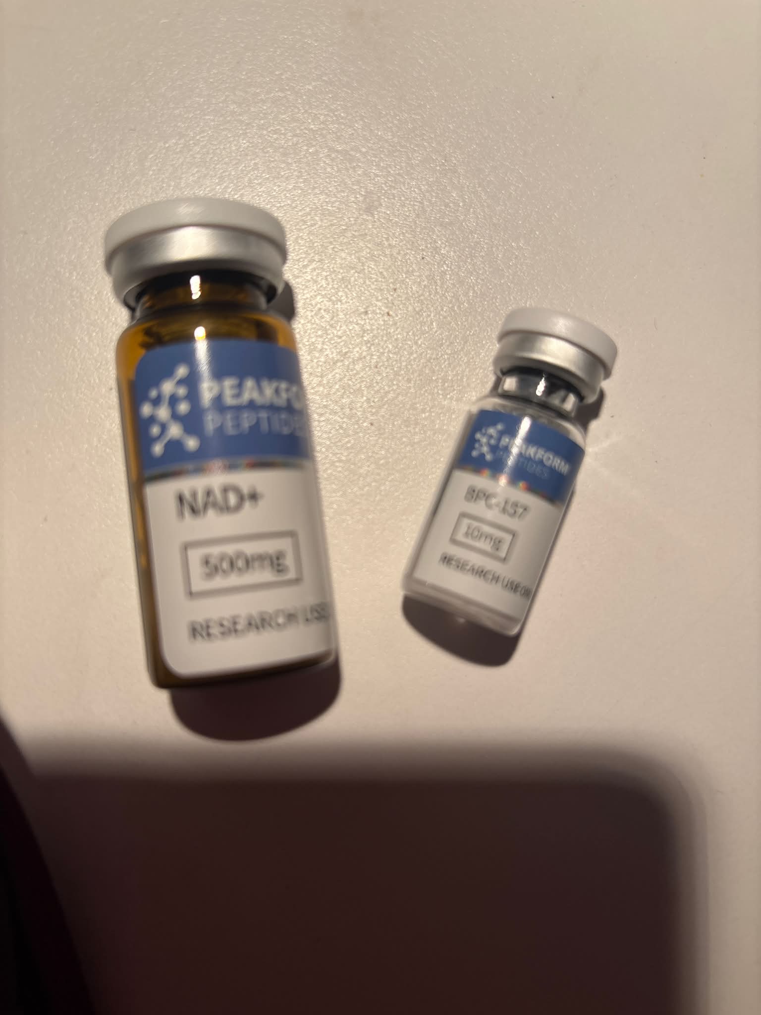 mixing 10mg bpc 157 with bac water BPC-157 and NAD+ dosage and instructions from Peak Form Peptides? Bacteriostatic Water 20mL |