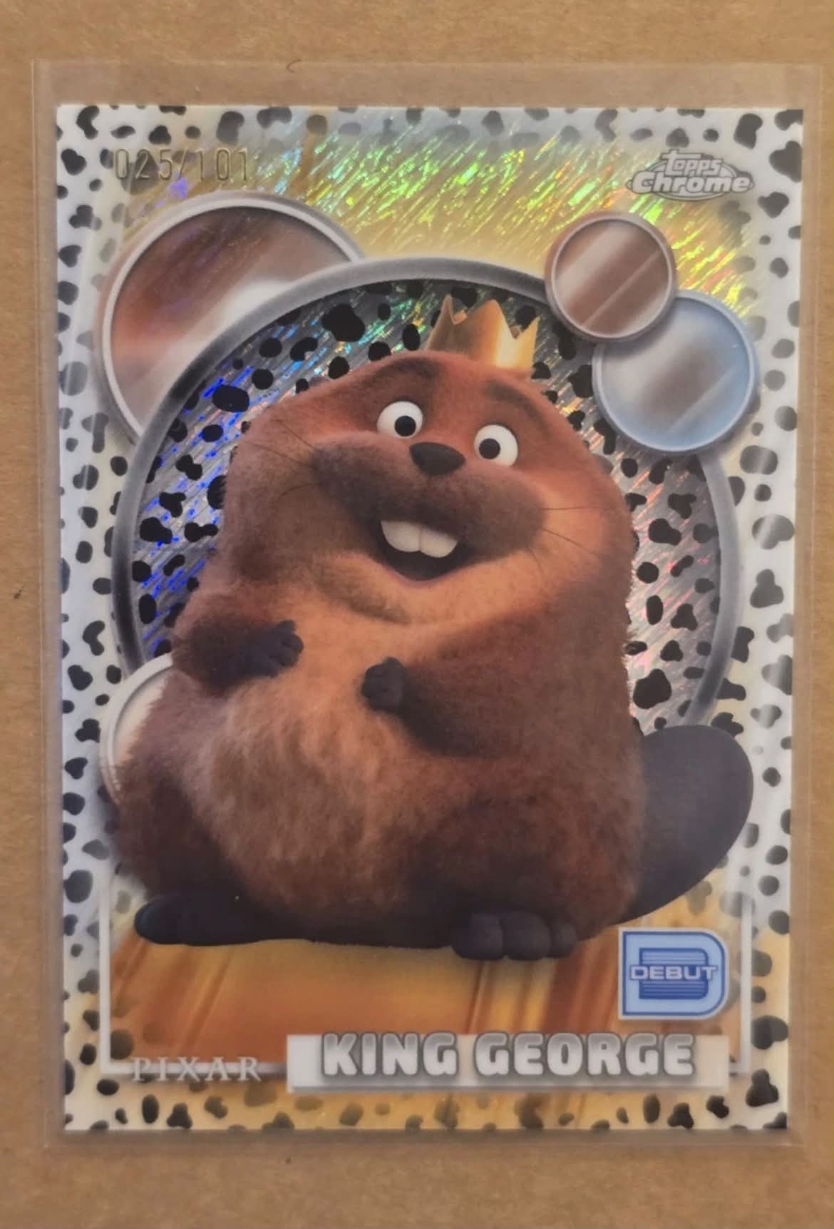 King George Topps Chrome or Sapphire Disney Trading Cards Wanted