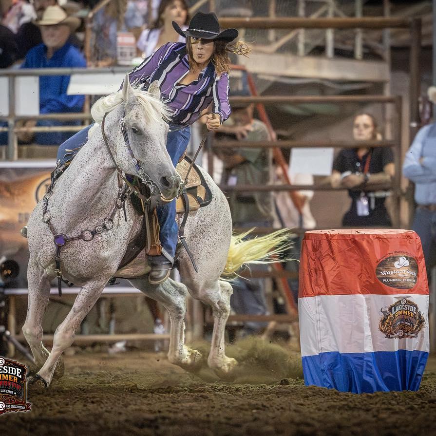 We tried to saddle up, but Charlie wasn’t feeling it, so I took off and ...