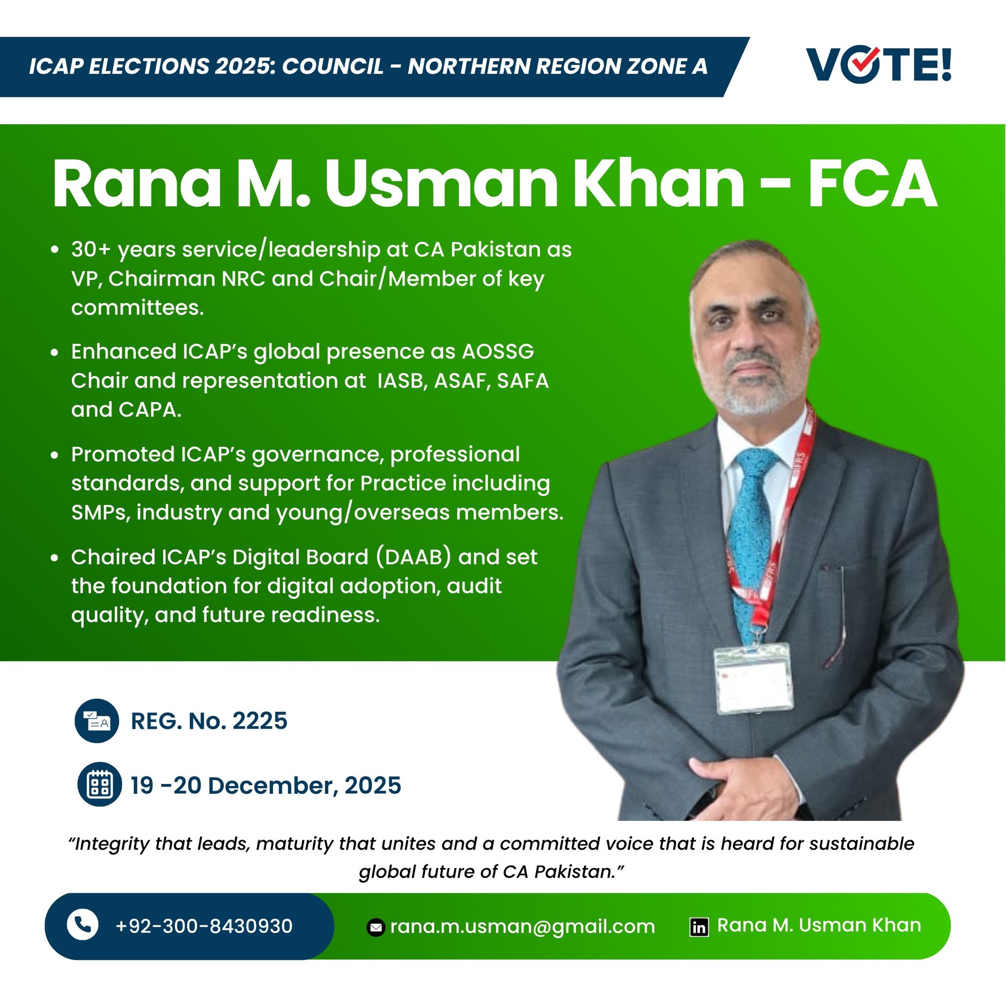 Rana - When I walked into my audit firm as an article student back in ...