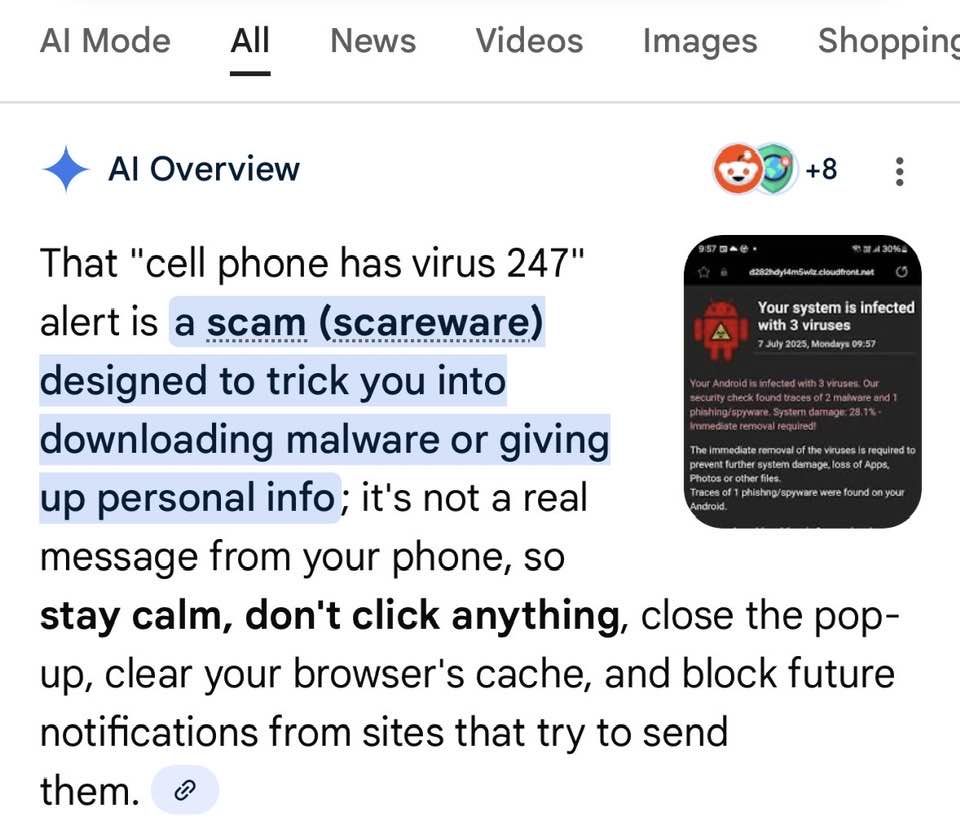 Kathy Marlink - ALERT: 🚨 This popped up on my cell this... | Facebook