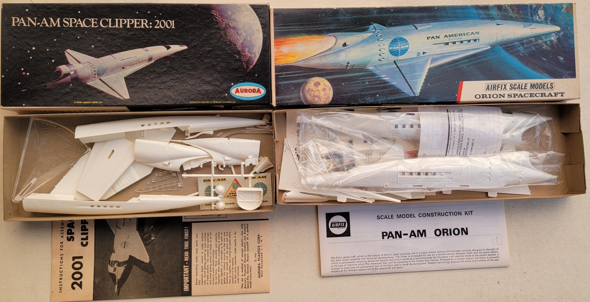 Orion model builds in 1/144 scale by John Payne