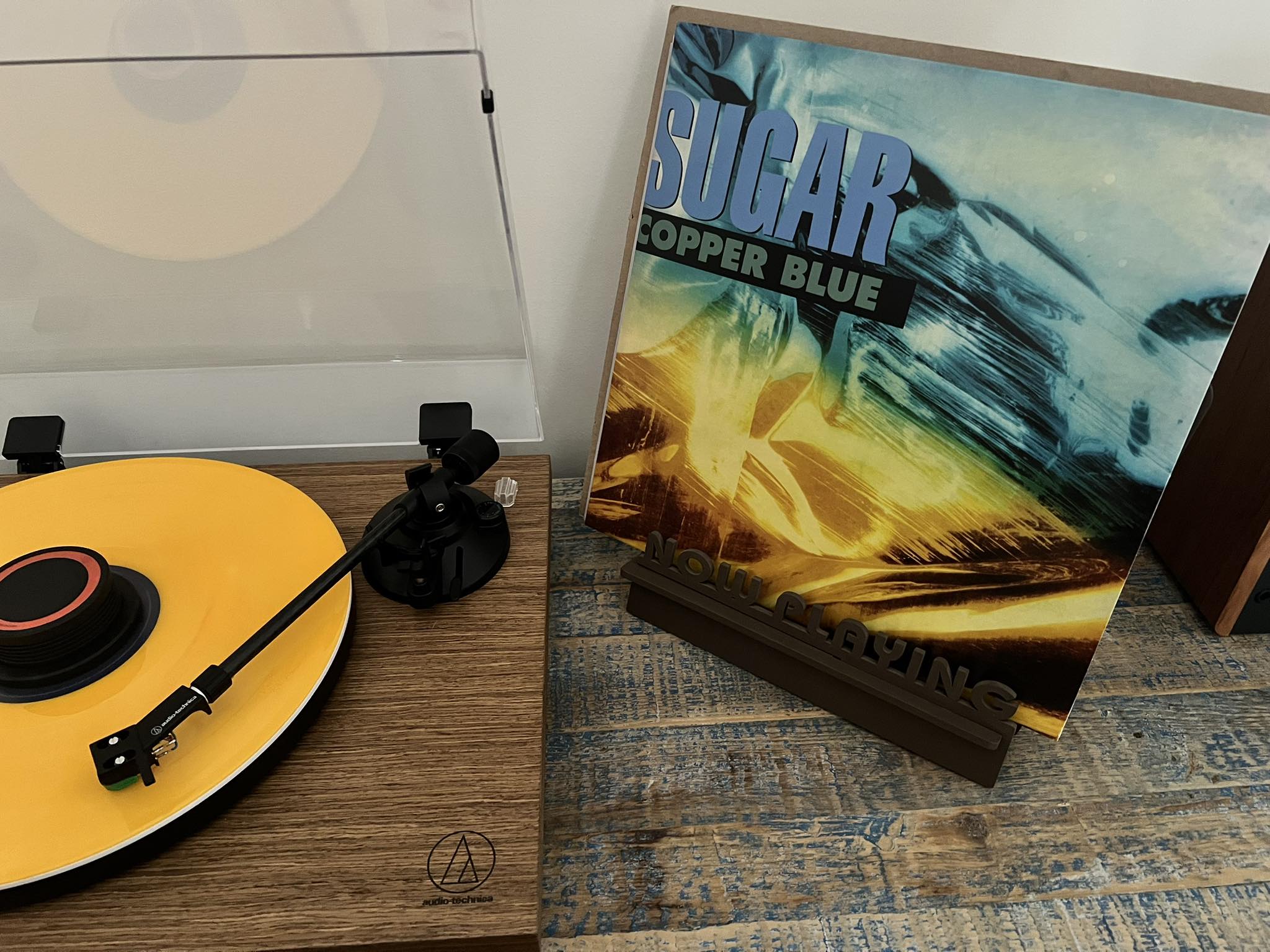 Sugar's Copper Blue album on vinyl