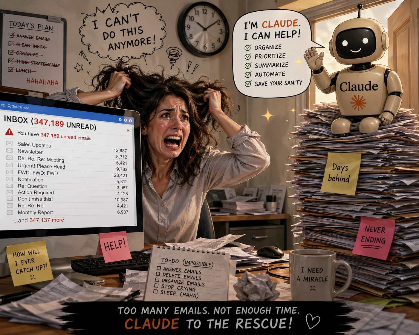 ♡you♡ Using Claude AI to filter old emails