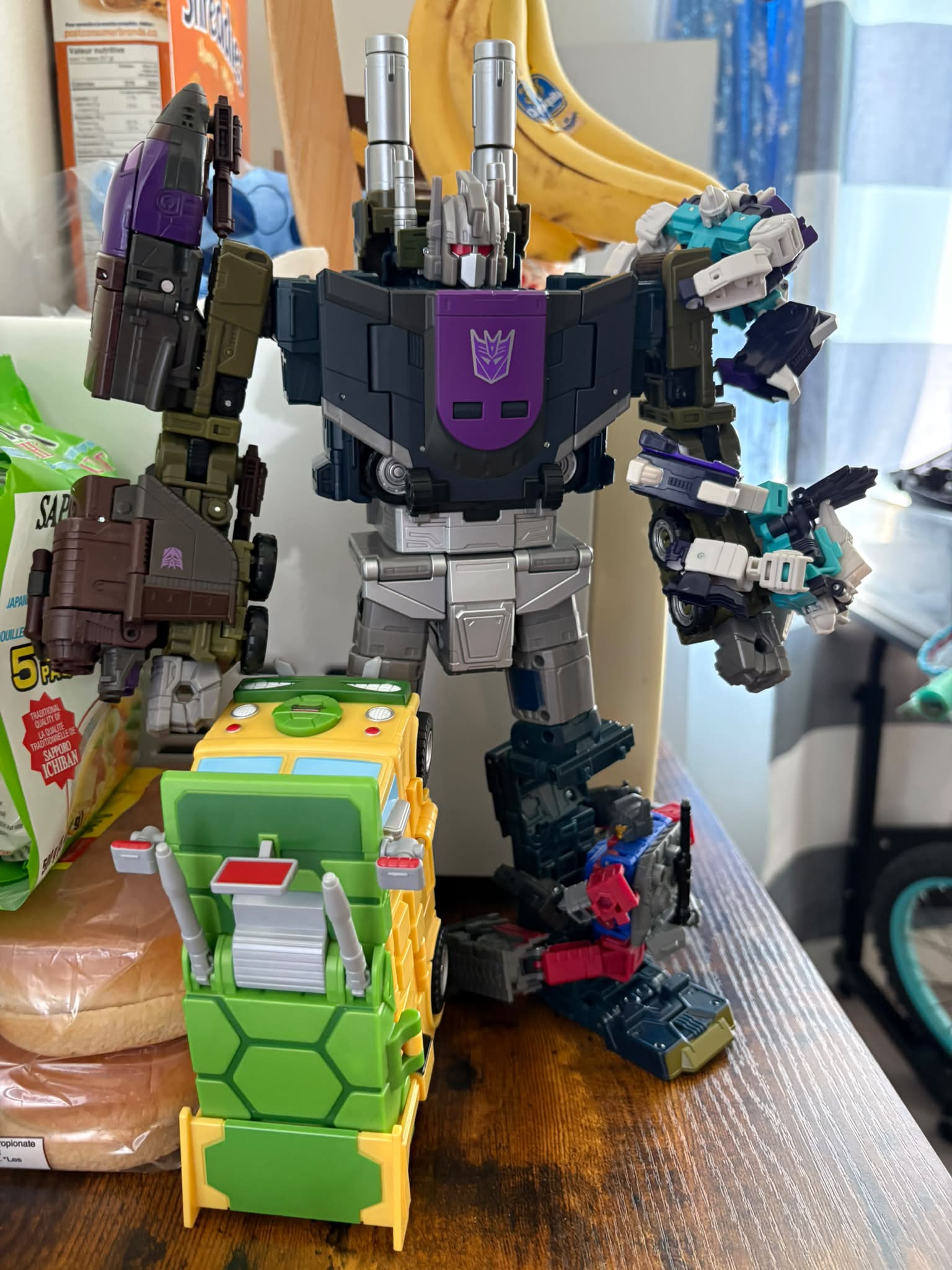 Brawl, Vortex, and Blast Off Transformers in transit update